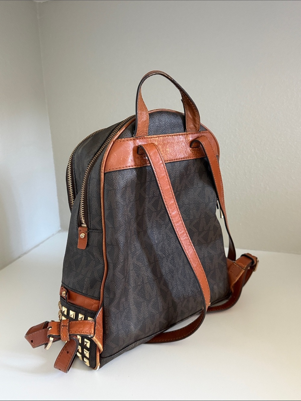 Michael Kors Rhea medium backpack monogram - Picture 3 of 6